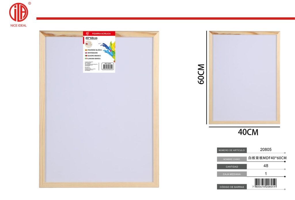 PLANO POSTERIOR DE LA PIZARRA MDF40*60CM