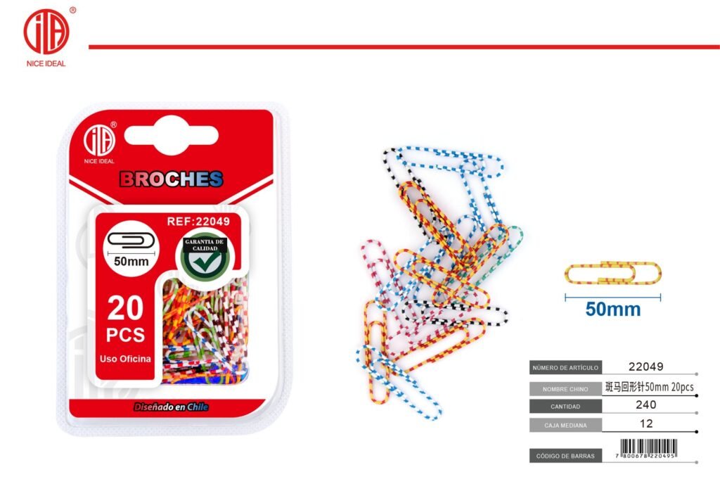 CLIP DE PAPEL 50MM 20PCS