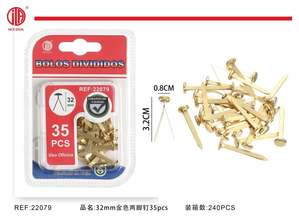 CLAVO DE DOS PATAS 32MM 35PCS