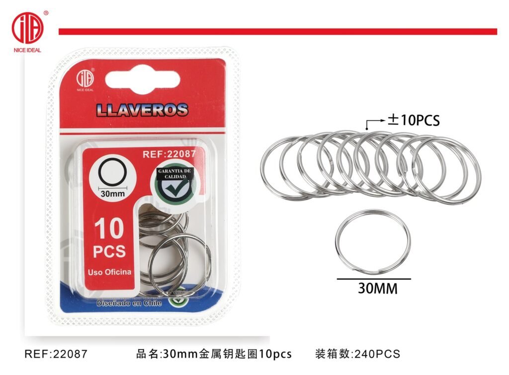 LLAVERO 30MM 10PCS