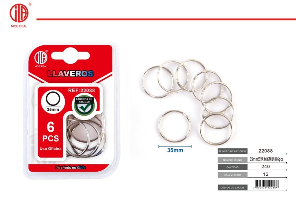 LLAVERO 35MM 6PCS