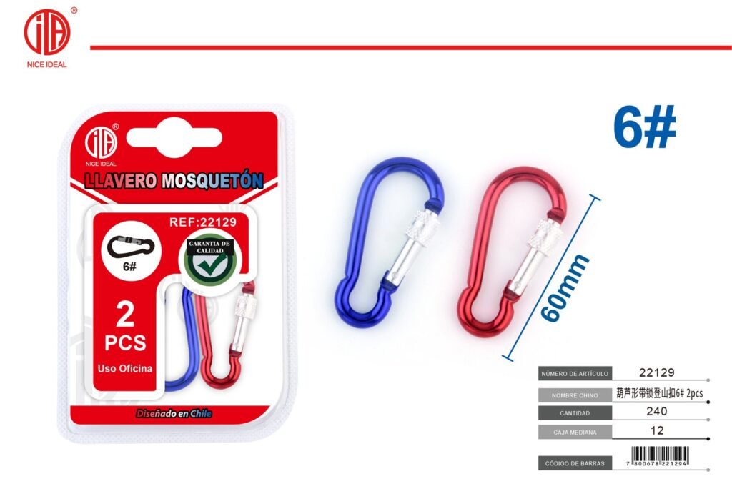 MOSQUETóN 6# 2PCS