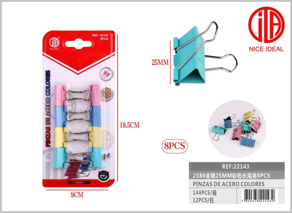 PINZAS 2386 25MM 8PCS