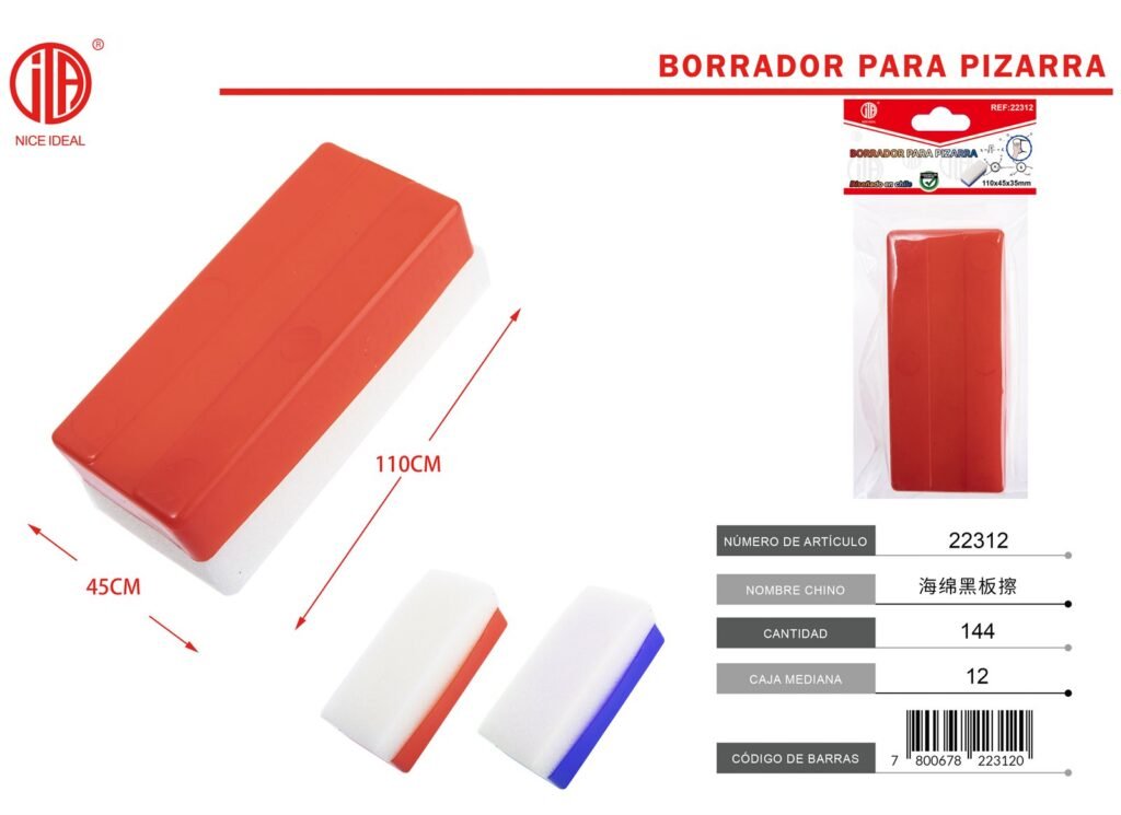 BORRADOR DE PIZARRA DE ESPONJA DE SUCCIóN COMPLETA
