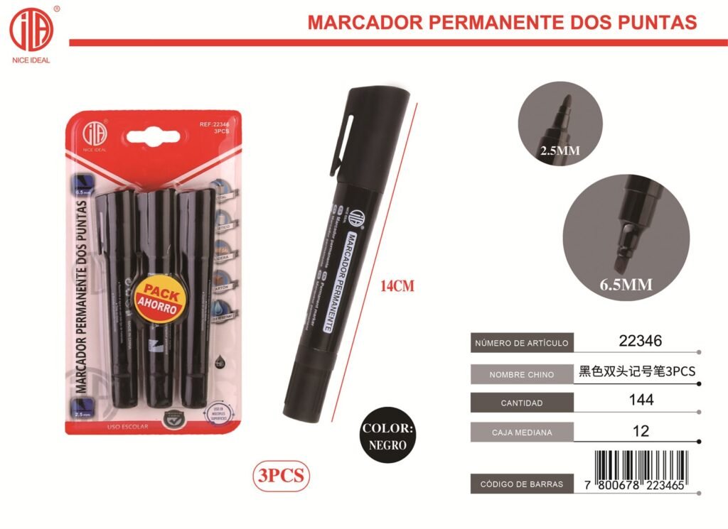 MARCADOR 2409 3PCS
