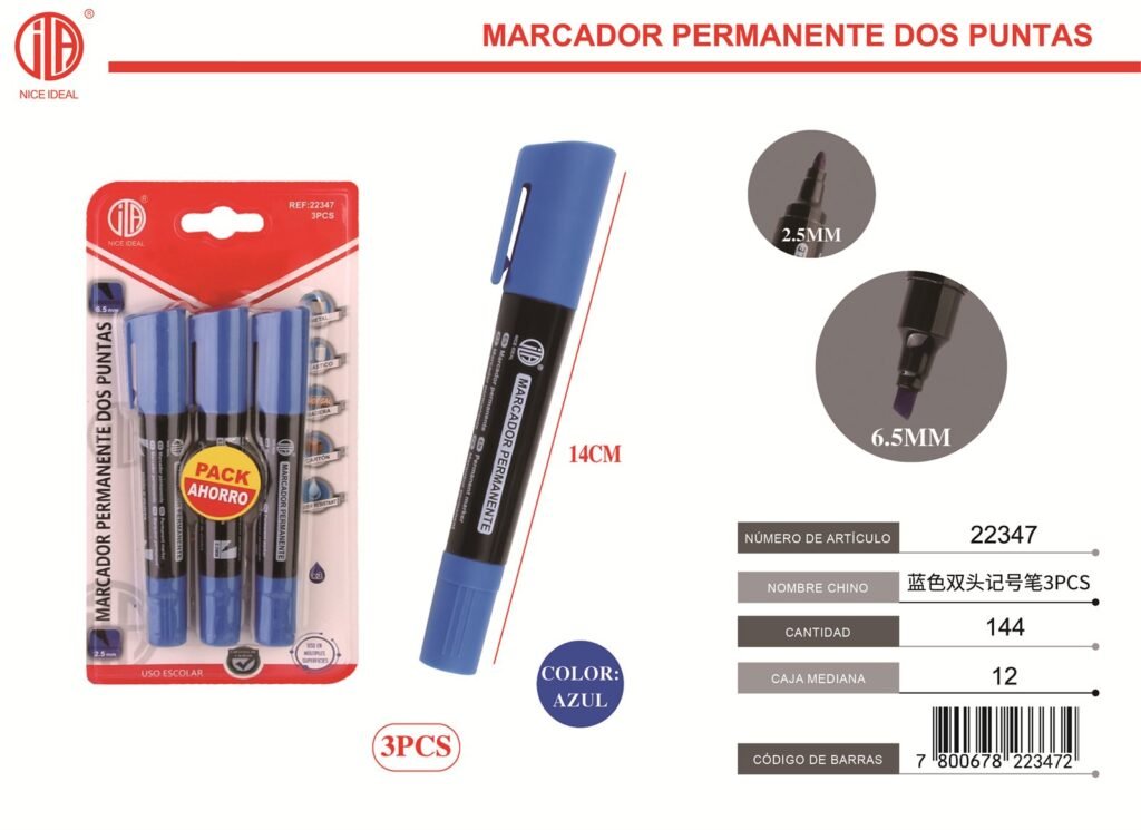 MARCADOR 2409 3PCS