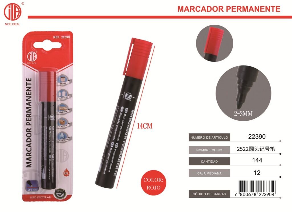 MARCADOR ROJO