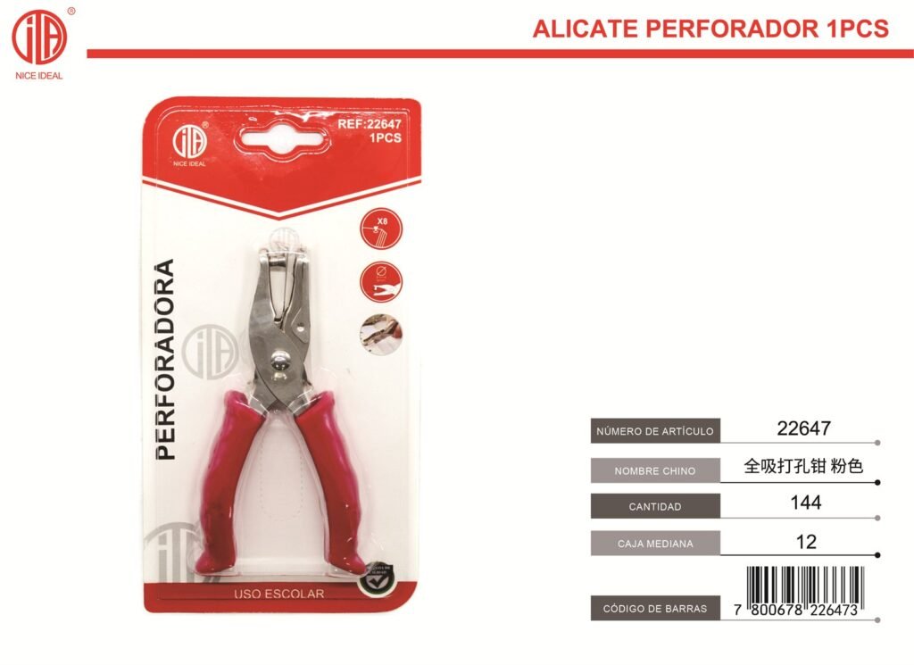 ALICATES PUNZONADORES DE SUCCIóN COMPLETA ROSA DC-521