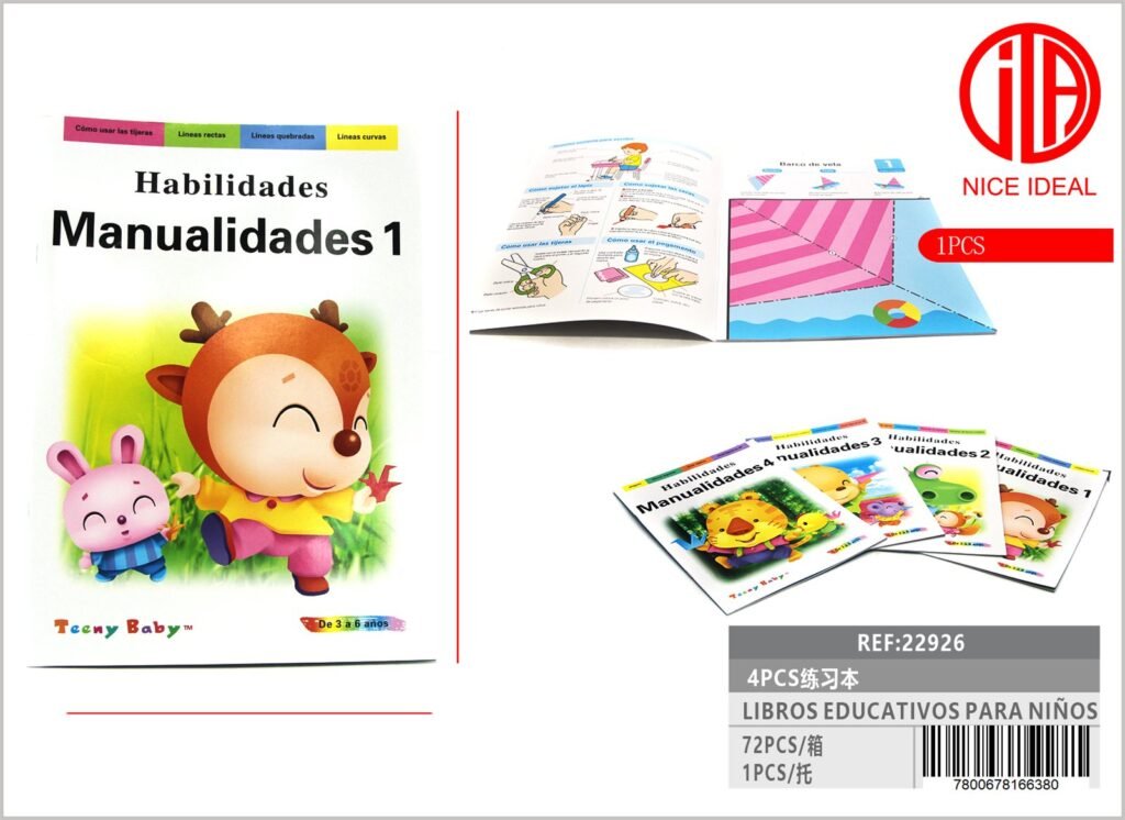 LIBRO DE EJERCICIOS JC50 4PCS