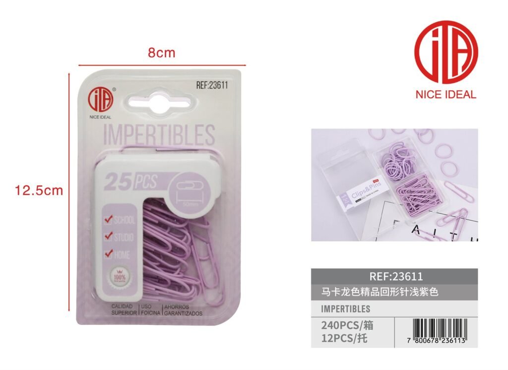 CLIP DE PAPEL 50MM 25
