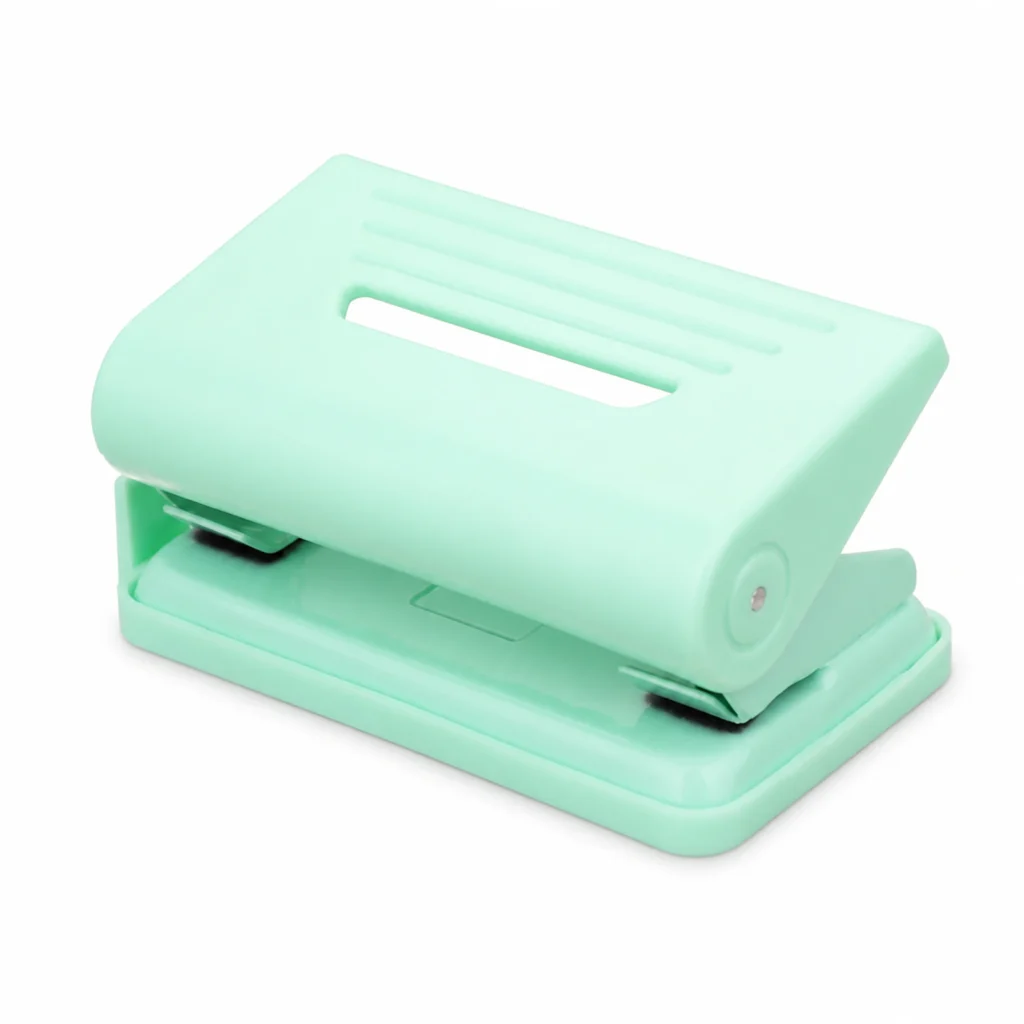 Perforadora doble verde menta pastel SKU 23636