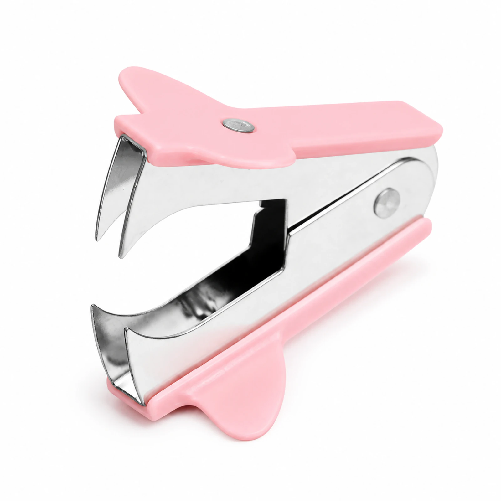 Quitagrapas compacto rosado con acabado pastel SKU 23639