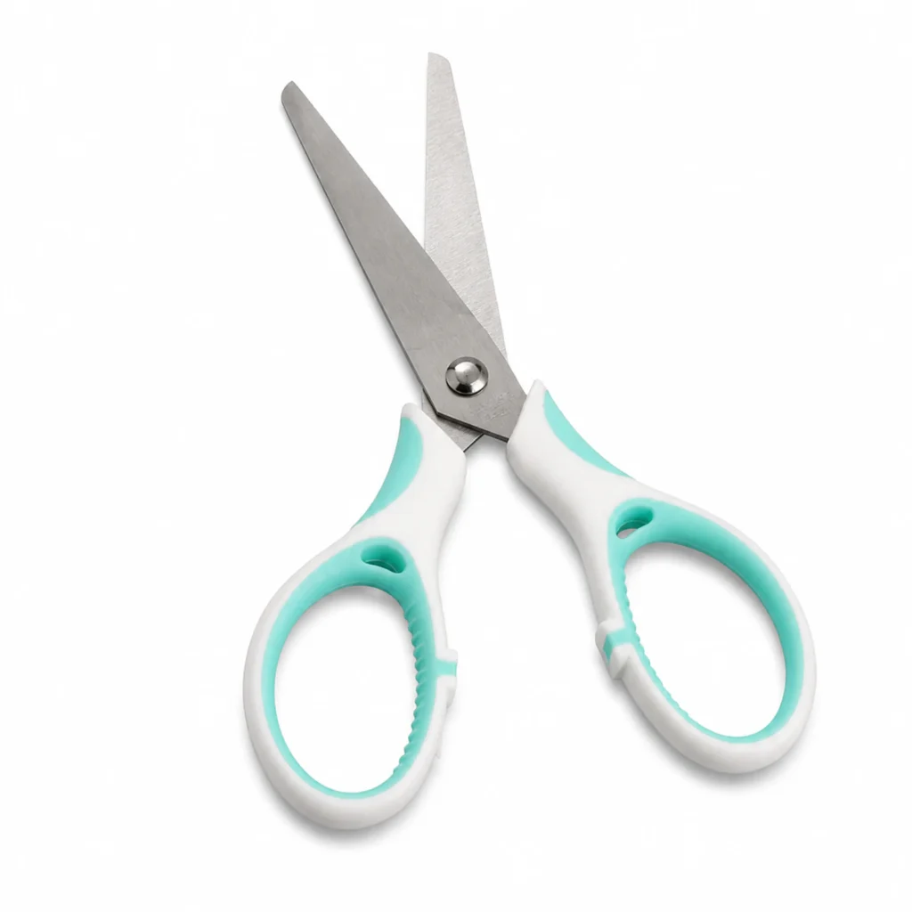 Tijeras compactas menta y blancas de 5.5 pulgadas SKU 23643