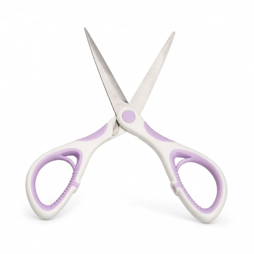 Tijeras blancas y lavanda de 6.5 pulgadas SKU 23644