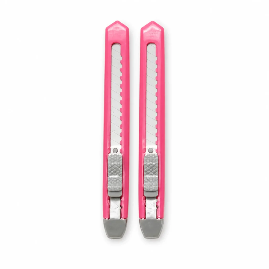Set de 2 cutters escolares en colores surtidos
