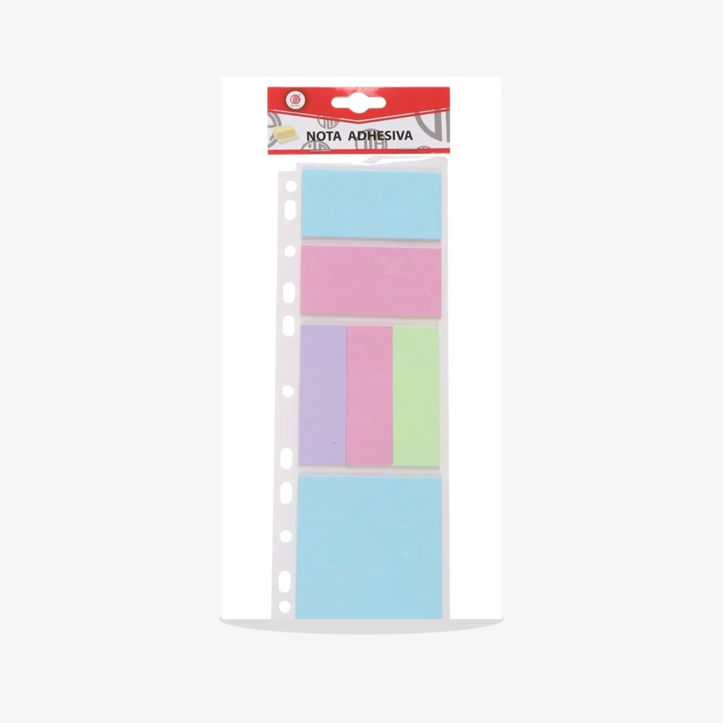 Set mediano de notas adhesivas combinadas