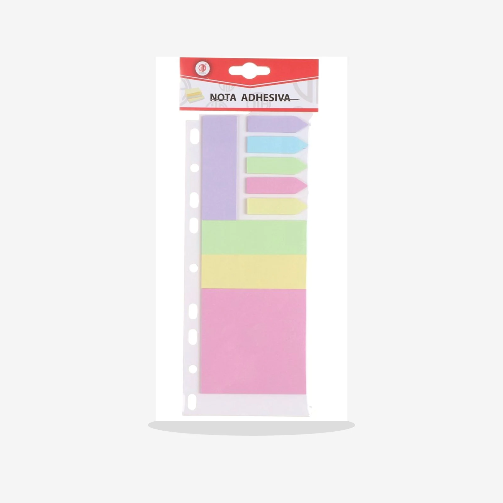 Set mediano de notas adhesivas combinadas