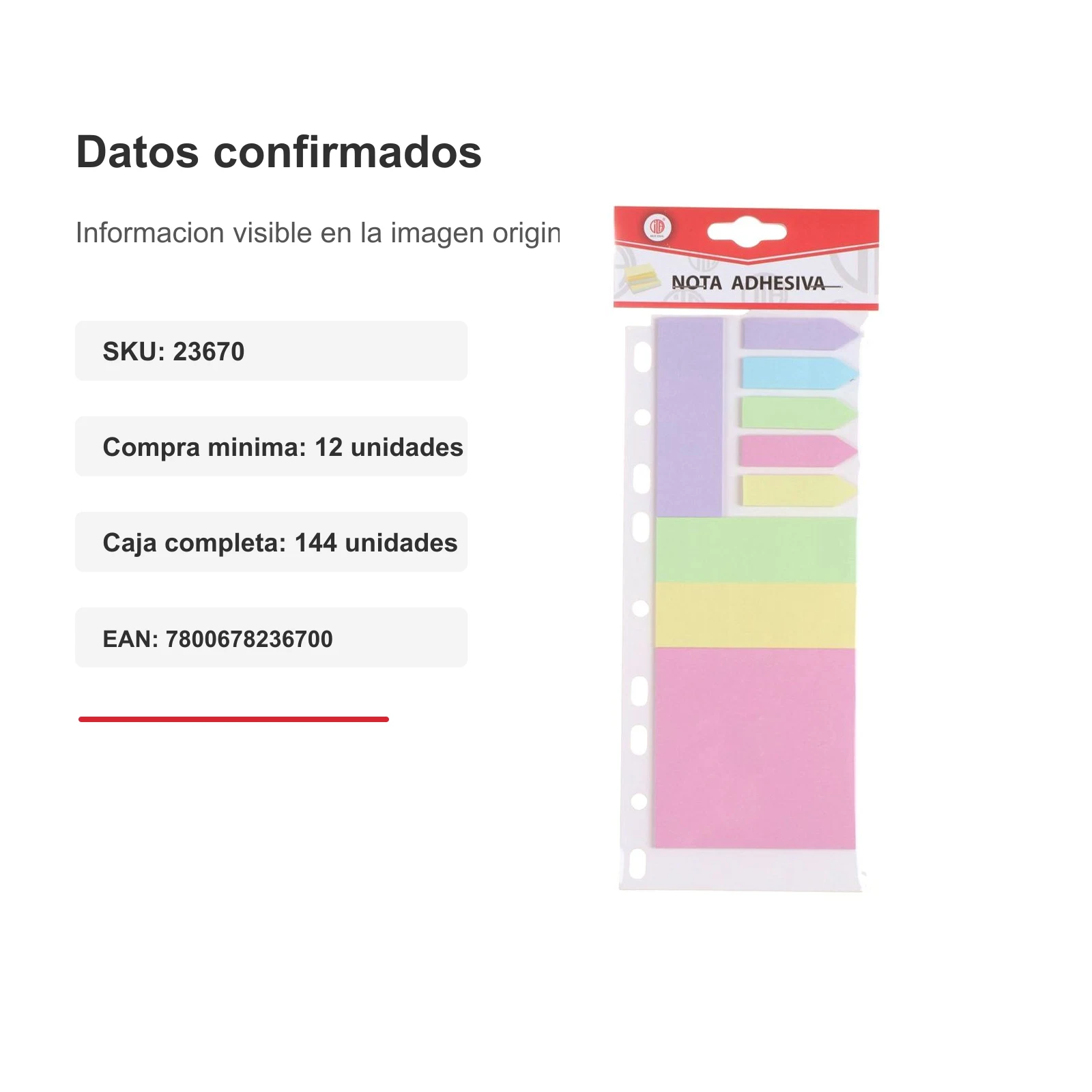 Set mediano de notas adhesivas combinadas - Imagen 4