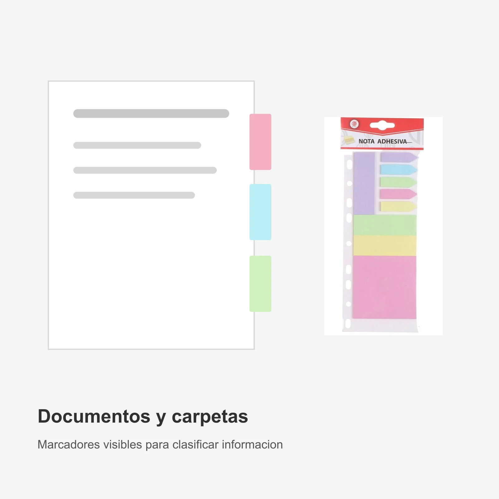 Set mediano de notas adhesivas combinadas - Imagen 7