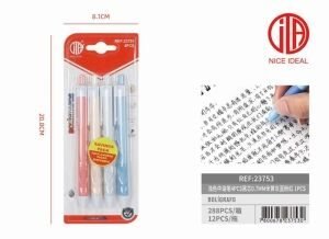 Set de 4 boligrafos borrables de 0,7 mm