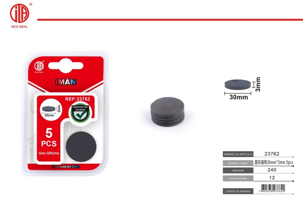 IMáN 30MM*3MM 5PCS