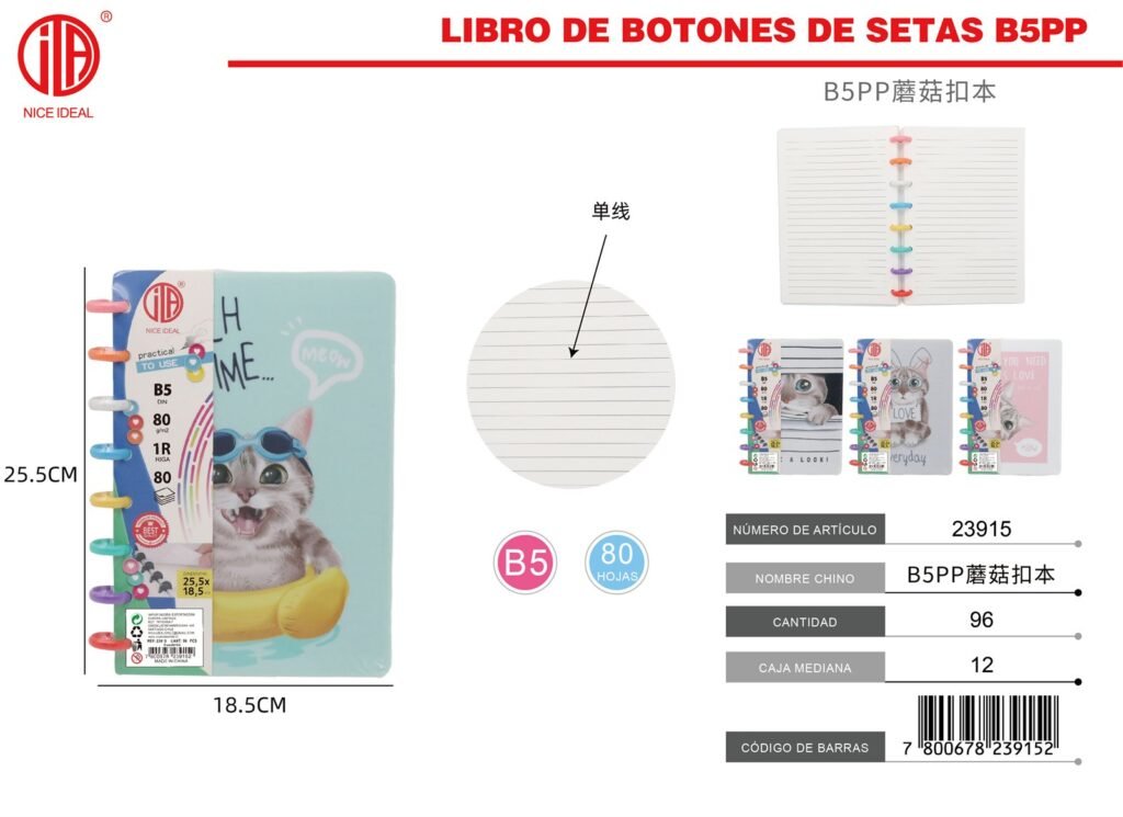 LIBRO B5PP UV