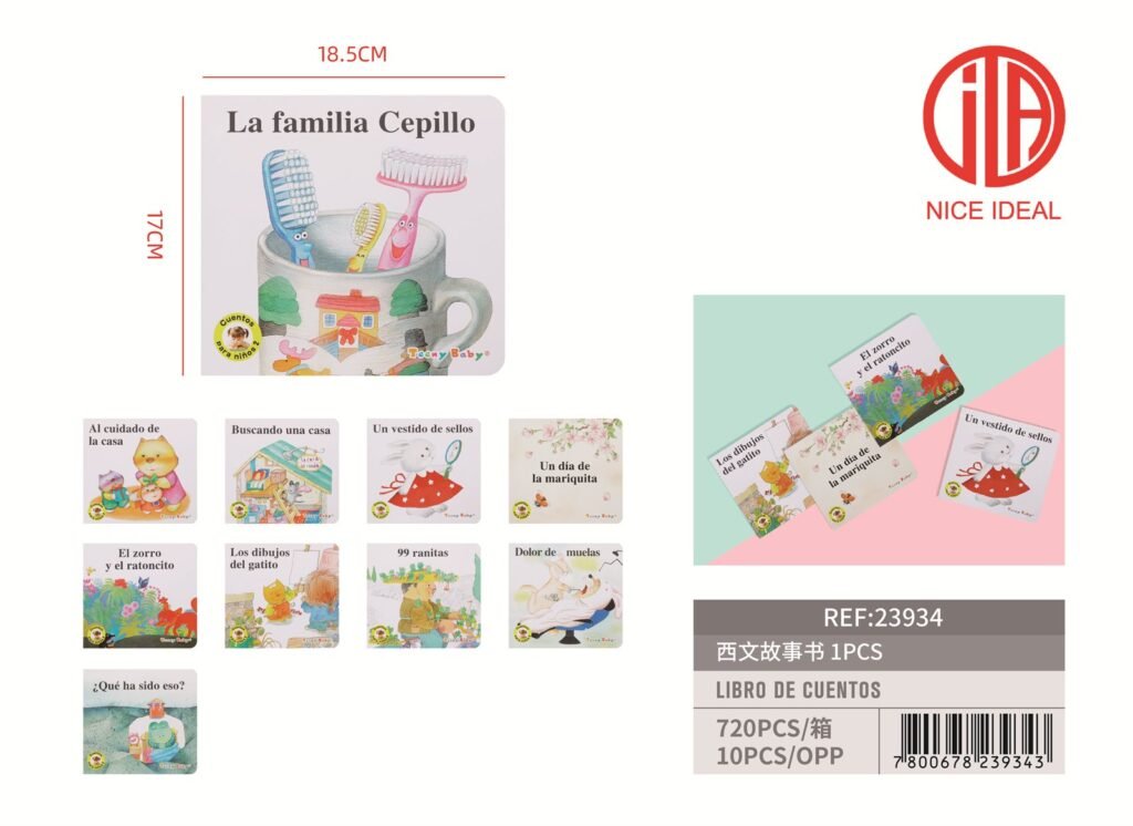 Colección de cuentos infantiles La familia Cepillo