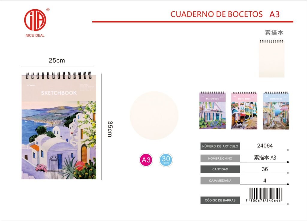LIBRO DE DIBUJO 35*25