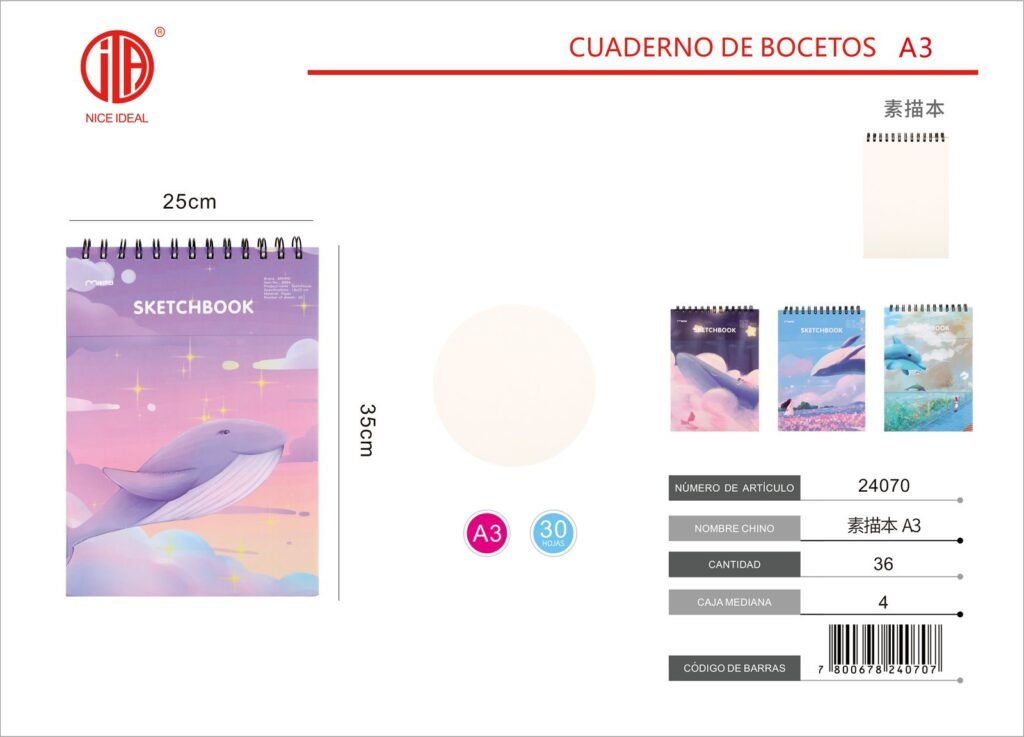 LIBRO DE DIBUJO 35*25