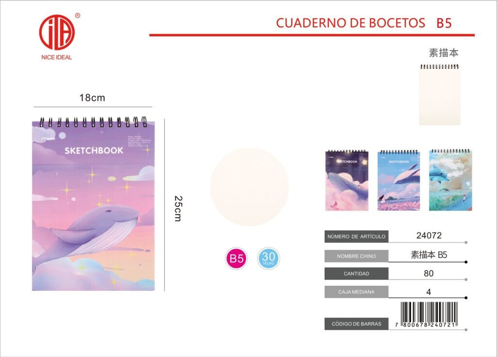 LIBRO DE DIBUJO 25*18