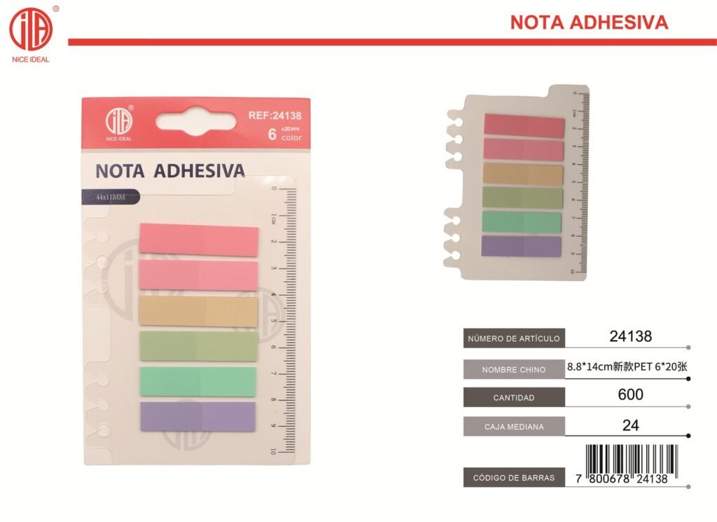 ETIQUETA AUTOADHESIVA 8.8*14CM PET 6*20