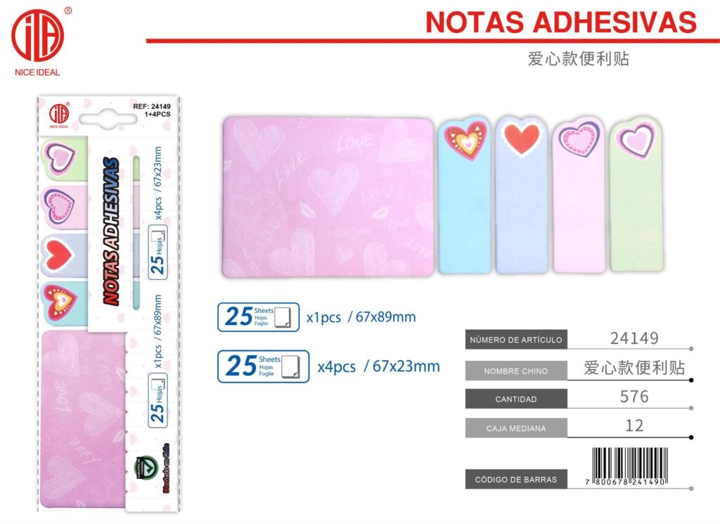 NOTA ADHESIVA 4*1 67*23MM