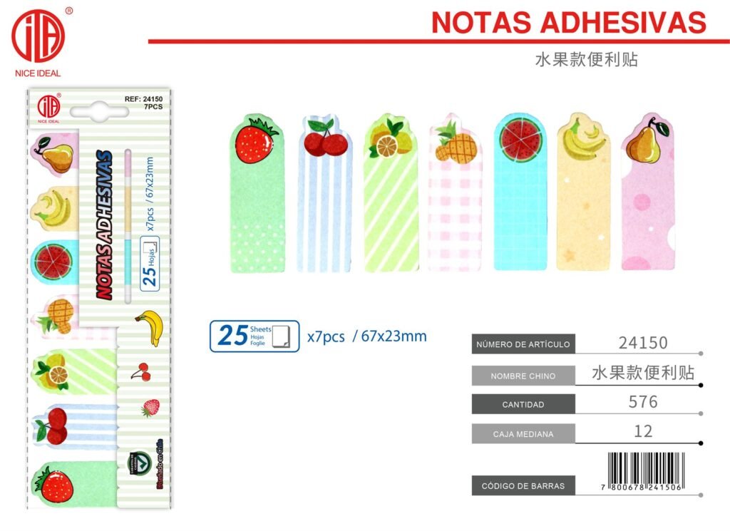NOTA ADHESIVA 7 67*23MM 25