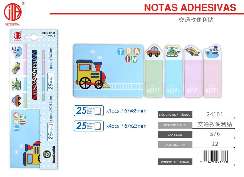 NOTA ADHESIVA 4*1 67*23MM
