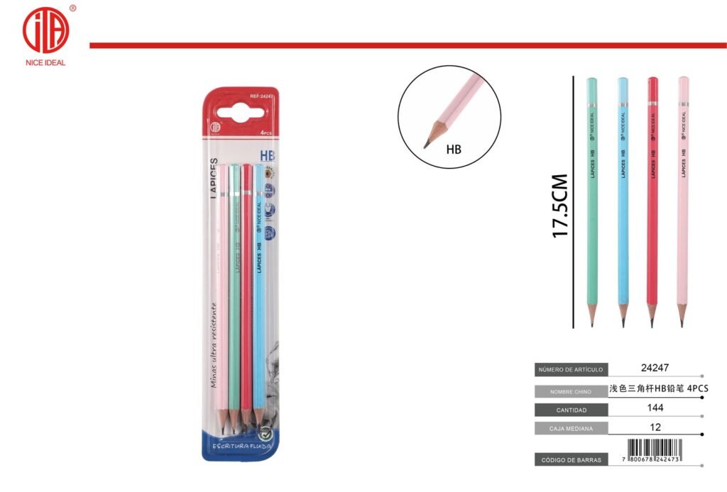 LáPIZ HB 4PCS