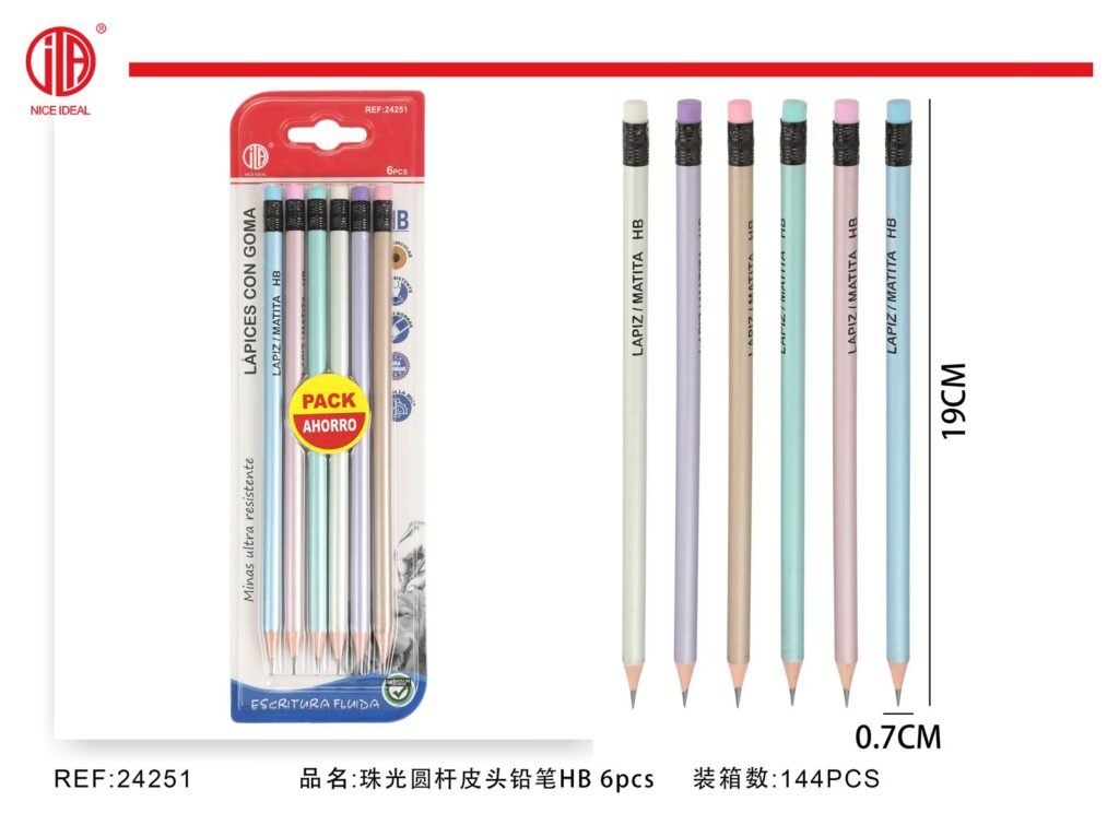LáPIZ HB 6PCS