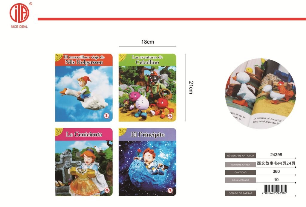 Cuento infantil ilustrado de 24 páginas
