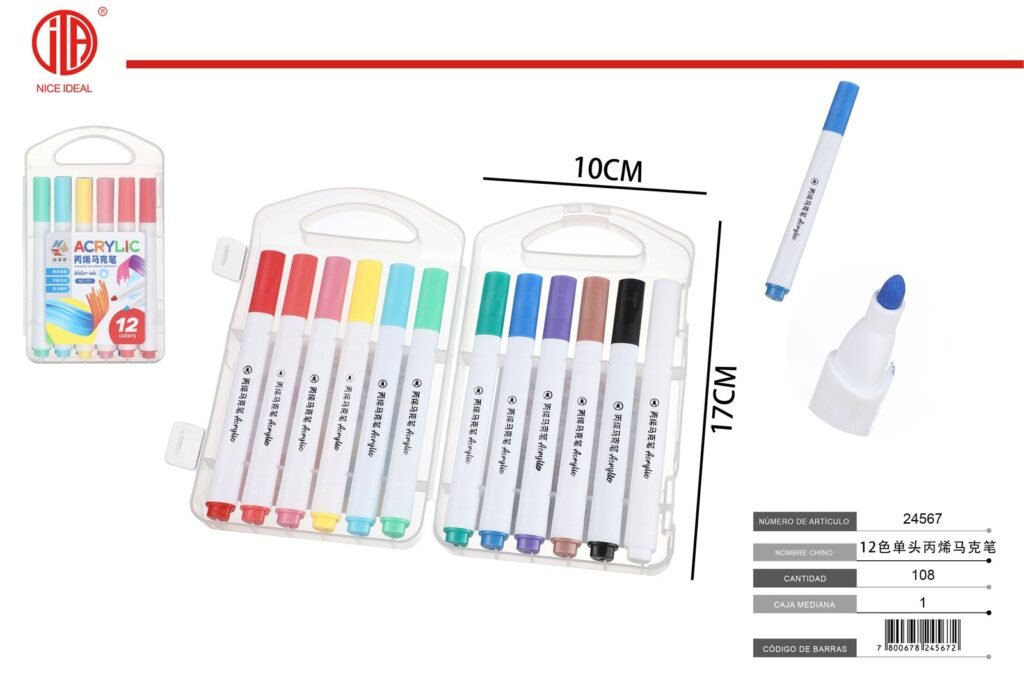 MARCADORES ACRíLICOS 12