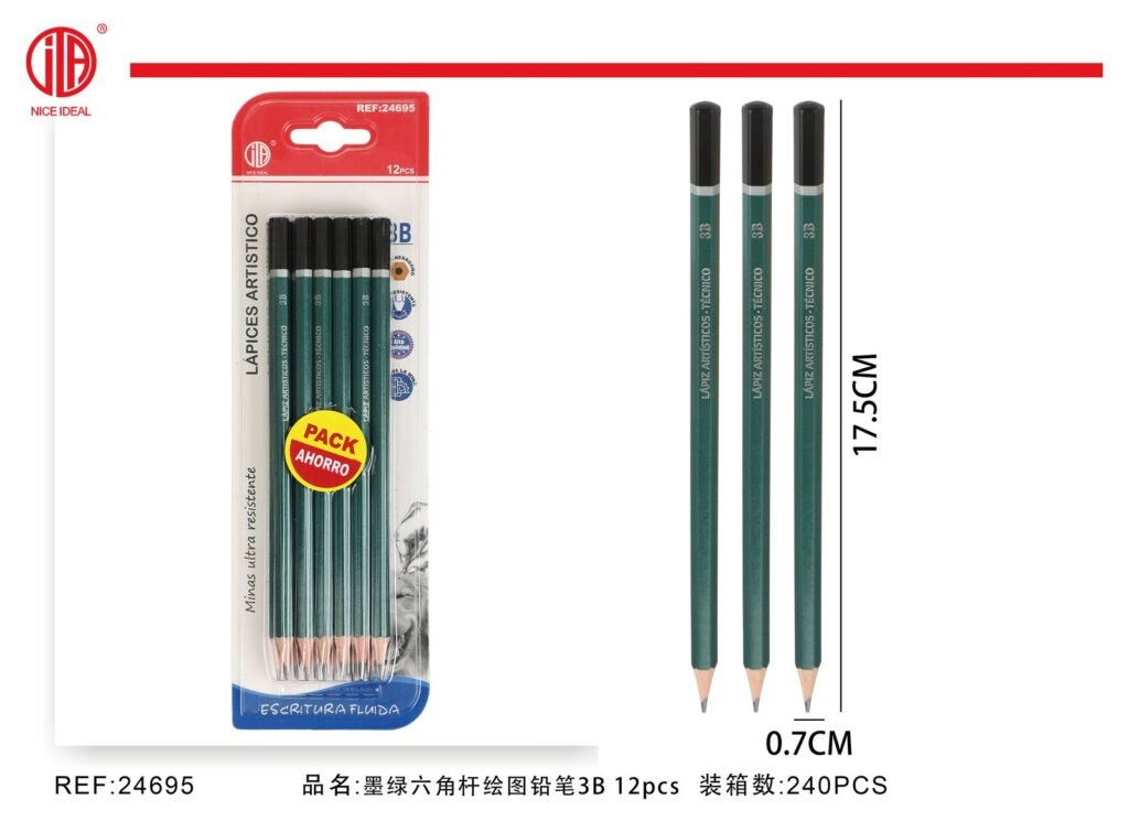 LAPIZ 3B 12PCS