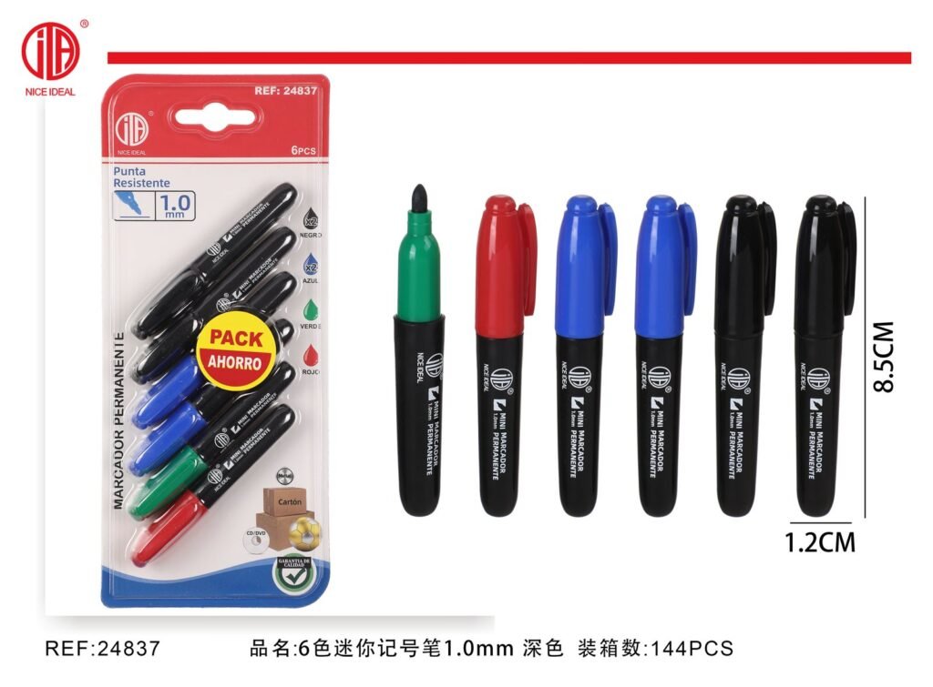 MARCADOR 6PCS 1.0MM 2 2 1 1