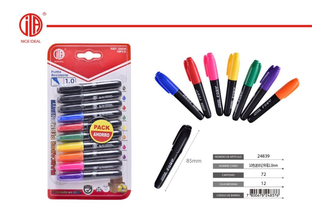 MINI ROTULADOR 10 COLOR 10 1.0MM 3 1 1 1 1 1 1 1