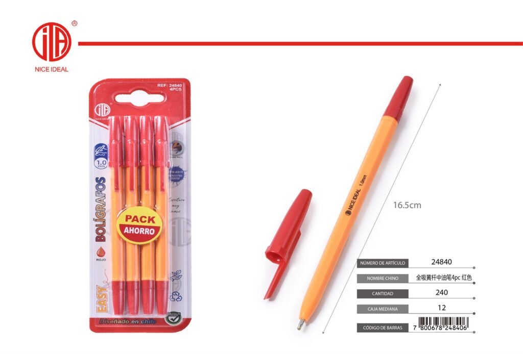 BOLIGRAFO 4PCS