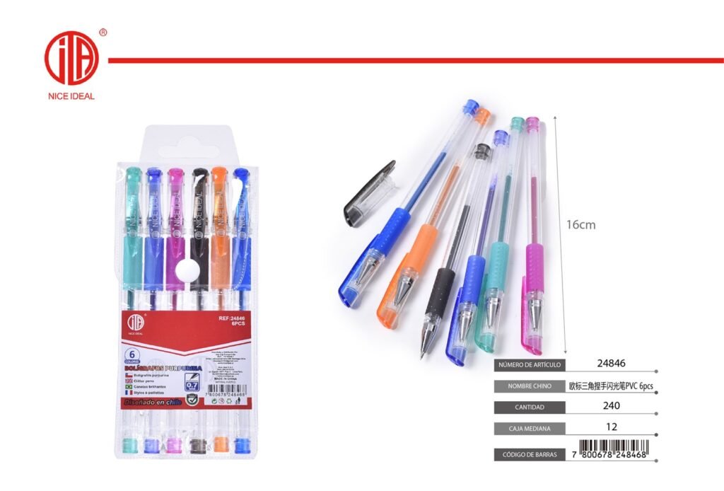 BOLíGRAFO 6PCS PVC 6PCS