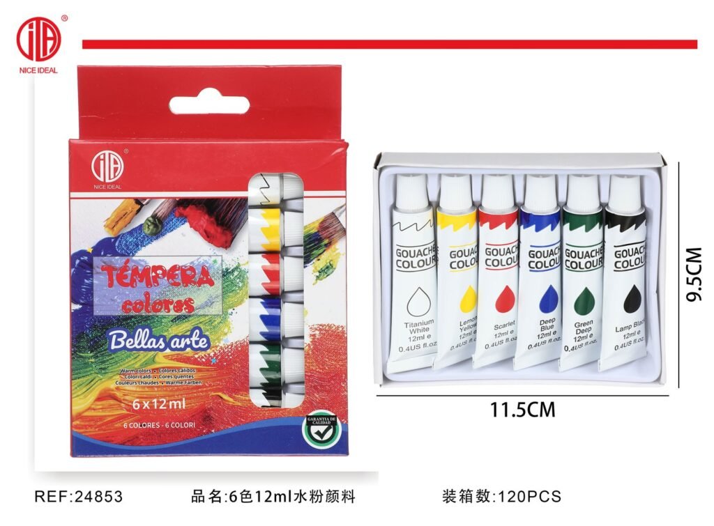 PINTURA DE AGUADA 6 12ML