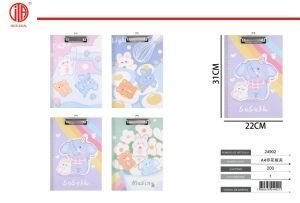 Tabla sujetapapeles A4 con diseño infantil
