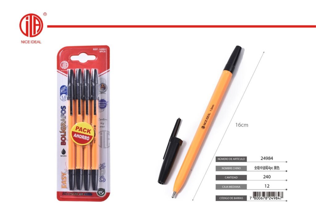 BOLIGRAFO 4PCS