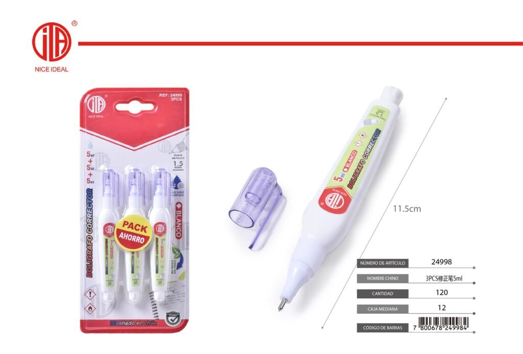 3PCS CORRECTOR 3PCS 5ML