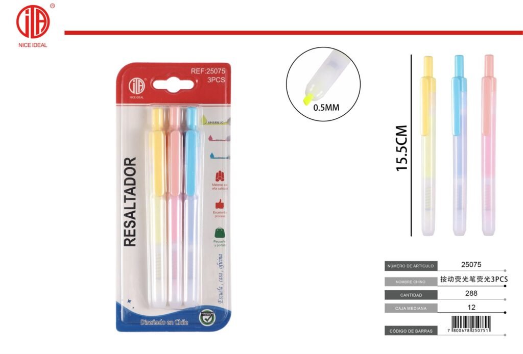 RESALTADOR PB-500 3PCS