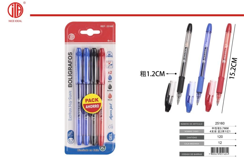 BOLíGRAFO DE GEL 0.7MM 4 2 1 1