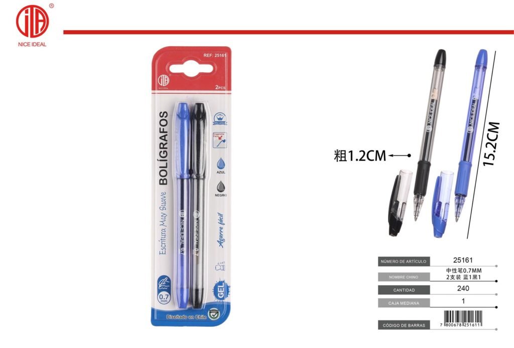 BOLíGRAFO DE GEL 0.7MM 2 1 1